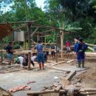 KSB Angsana Bangun 4 RTLH di Kecamatan Angsana Di Donaturi Oleh CV Meilia Rizqi