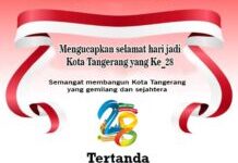 Selamat Hari jadi Kota Tangerang yang ke-28 tahun