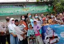 POLSEK PASAR KEMIS BESERTA FAST LAB MEMBERIKAN BANTUAN