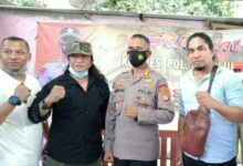 Sasana tinju dan rumah adat NTT di datangi Kapolrestro Tangerang Kota.