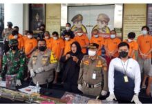 Tak mau buang waktu, Polres Tangerang Selatan garuk 12 orang Anggota ormas FBR yang sok jago buat