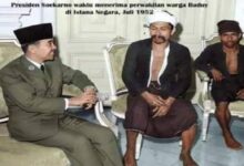 Pada tahun Juli 1952 orang baduy sudah di kenal Oleh Ir. Soekarno Presiden Republik Indonesia