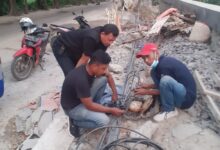 Diduga pembangunan Jembatan tidak sesuai bistek