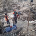 Pembangunan Proyek Jembatan Baru Tanah Tinggi, diduga ada indikasi tidak baik.