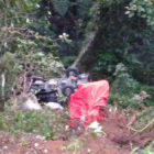 Satu unit mobil pikap L300 bernopol BH 8629 DI, yang mengangkut sayur mayur masuk jurang di kelok Sago