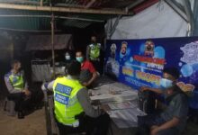 Ditlantas Polda Banten, Berikan Himbauan Melalui Giat “Yuk Ngopi Wae“