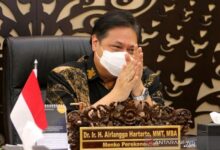 Airlangga Hartarto yang juga Ketua Komite Penanganan COVID-19 dan Pemulihan Ekonomi Nasional.