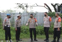 Jalur Mudik di persempit” Kapolres mulai melakukan penyekatan di perbatasan Desa jalur tikus,