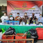 Sabu sabu milik anak wakil walikota di.musnahkan Kajari.