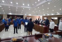 Resmi di Lantik Abdul Majid nahkodai ketua PWI Kota Tangerang.