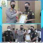 Kejaksaan Negeri Kota Tangerang di kasih penghargaan polres Bandara sutta. Atas kinerjaan terbaik.