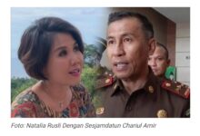 Chairul Amir SH MH Mantan Sesjamdatun Bantah Terlibat Kasus Dugaan Penipuan bersama Natalia Rusli.