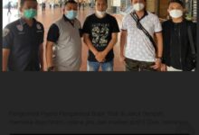 Tampang Pengemudi Pajero Penganiaya Sopir Truk tertangkap di Bandara Sutta.