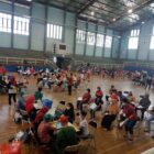 1590 orang usaha UKM disuntik vaksin di Gor selama 4 hari.