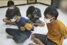 Bapak sama anak berkomplotan Curanmor di ringkus polisi Teluk Naga.4 di amankan 1 DPO.