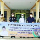 Wabup tanto Serahkan 56 Hewan Qurban Idul Adha 1442H.