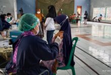 DESA SUKAMANTRI GELAR VAKSINASI MASAL LANJUTAN DI MASA PPKM DARURAT LEVEL 4.