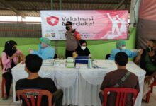 Sebanyak 850 Peserta ikuti Vaksinasi Merdeka Wilayah Batu Ceper