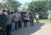 Danramil 02/Curug Monitoring Langsung Pemberian Vaksin di GSG