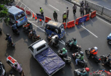 Sekitar 3.668 kendaraan roda 4 di putar balik, oleh petugas. Suku Dinas Perhubungan (Dishub) Jakarta Timur