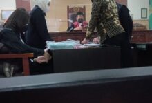 H Hamsir Siregar SH pemilik RCM dan Suritno Direktur RCM menjadi saksi kasus tanah di Pasaman Sumatra barat.