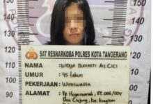 Satresnarkoba Polresta Tangerang ciduk wanita memiliki sabu sabu tanpa perlawanan