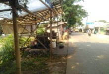 Ratusan Gubuk menjamur sepanjang kali sadane-kukun Daon, Diduga Ada Yang Koordinir