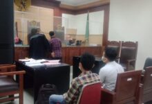 6 anggota Ormas PP suwiping ormas FBR salah sasaran bacok masyarakat di adili,