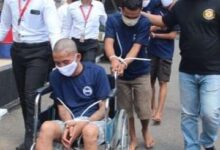 DOR 4 Pelaku Begal di hadiahi peluru panas oleh sat Reskrim polres lebak