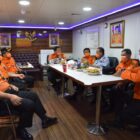 Kunjungan sidak kabasarnas ke KN Wisnu 103 Jakarta dalam pekerjaan upgrade ROV