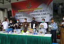 Kejaksaan Negeri Kota Tangerang musnahkan barang bukti uang palsu sebanyak USD 7740 lembar