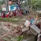Dua pekerja saluran air Taman Royal 1 dan 3 terkubur hidup hidup reruntuhan tembok pagar