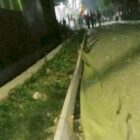 PEMBANGUNAN BETONISASI JALAN DI RT 15/07 DESA MEKARSARI DI DUGA CACAT KONTRUKSI