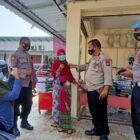 Kapolsek Cisoka “Blusukan” ke Pasar Tradisi, Gelar Gebrak Masker & Operasi Yustisi