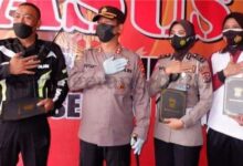 Menembak penjaga minimarket ARN 25 tahun di lumpuhkan dua polwan Polda Banten