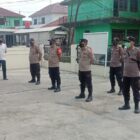 Kapolsek Kresek Pimpin Apel Persiapan Pengamanan Jelang Pilkades, di Wilayah Hukumnya