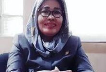 Sumarti Komisi IV Dewan Perwakilan Rakyat Daerah (DPRD) Kota Tangerang, sempat sidak ke lokasi banjir