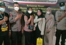 Kebut Herd Immunity, Polsek Kresek Bersama Ormas Pendekar Banten Gencarkan Vaksinasi