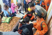 TIM SAR GABUNGAN TEMUKAN KORBAN TENGGELAM DI KALI ANGKE SERPONG DALAM KEADAAN MENINGGAL DUNIA