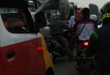 Ada lima titik kemacetan di Sepatan, saat ini belum ada solusinya