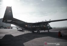 Sirkut Mandalika akan di mulai, para Pesawat Casa N212 TNI Angkatan Udara menabur tiga ton