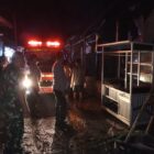 Kios pengilingan Bakso Samsul di Serang terbakar dan di lalap oleh Sijago merah