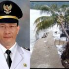 Abrasi pantai Sukadiri, Kab Tangerang Propinsi Banten, sudah mulai naik. Karena Daya tahan Turap
