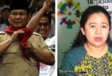 Sejumlah relawan mengatasnamakan Poros Prabowo-Puan memberikan dukungan