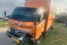 Korban sepeda motor tewas di tempat, lawan sama mobil bok