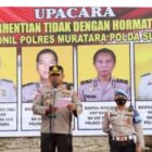 SUKA PAKAI NARKOBA Empat Oknum Anggota Polres Musi Rawas Utara Kena PTDH pemecat