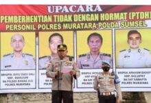 SUKA PAKAI NARKOBA Empat Oknum Anggota Polres Musi Rawas Utara Kena PTDH pemecat