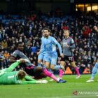 Setelah Pemain Manchester City Ilkay Gundogan dalam mencetak gol ketiga saat laga Liga Inggris
