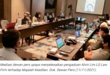 MAJALAH KEADILAN KALAH DALAM SIDANG ETIK DEWAN PERS ATAS ADUAN ADVOKAT ALVIN LIM, DINYATAKAN MELANGGAR ETIK JURNALISTIK