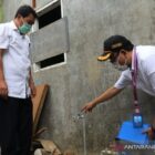 Sebanyak 200 kepala keluarga (KK) di lingkungan Perumahan Puri Mekar, kini mulai di pasang,